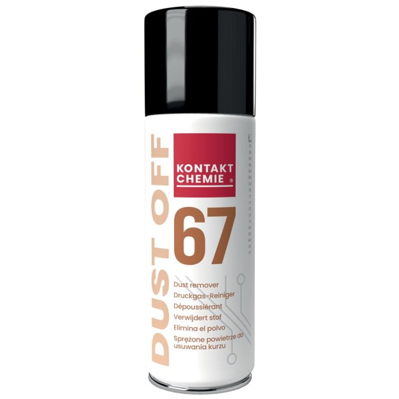 KONTAKT CHEMIE nettoyant air comprimé DUST OFF 67, non inflammable, sans huile, 200 ml